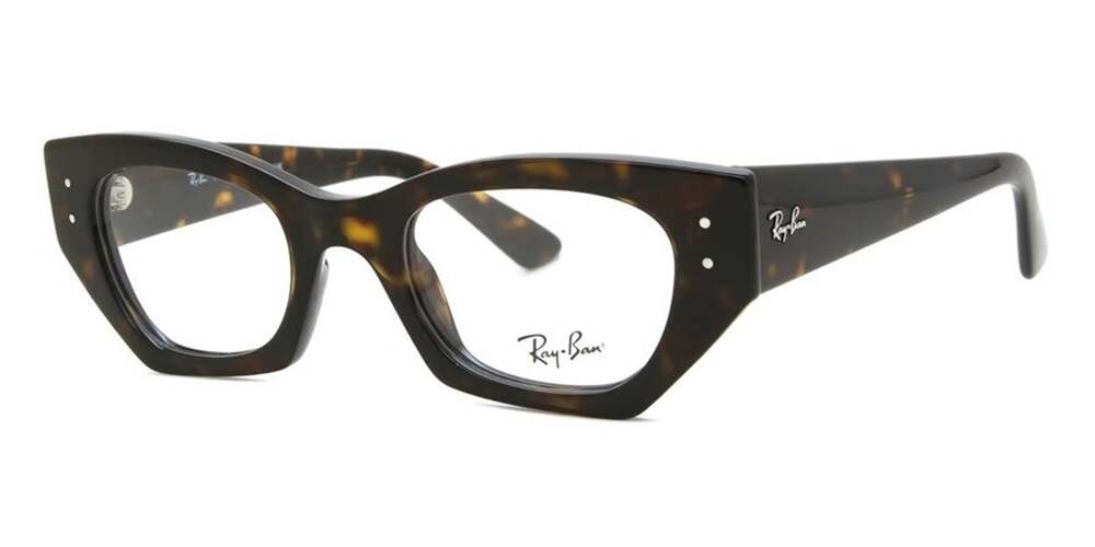 RAY-BAN Eyeglasses RB 7330 ZENA 8320 49-22 145 Dark Havana Tortoise Frames